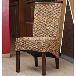 international caravan furniture piece bunga hyacinth dining chair (set of 2)
