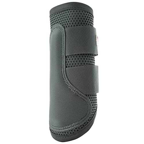 HORZE Impact Dressage Brushing Boots - Black - M