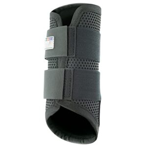 HORZE Impact Dressage Brushing Boots - Black - M