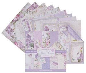 stamperia international kft pack 10 sheets double face - lilac, multicoloured, 30.5 x 30.5 (12" x 12")