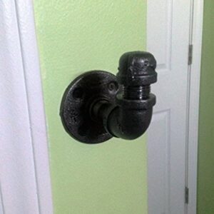 Industrial Pipe Wall Hook and/or Curtain tie Back