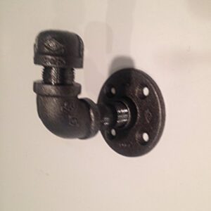 Industrial Pipe Wall Hook and/or Curtain tie Back