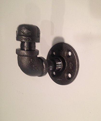 Industrial Pipe Wall Hook and/or Curtain tie Back