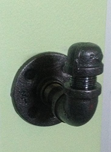 Industrial Pipe Wall Hook and/or Curtain tie Back