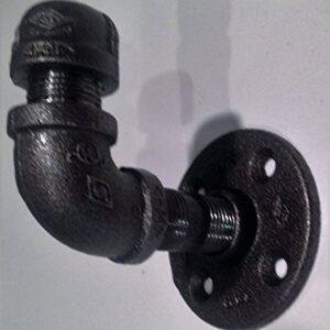 Industrial Pipe Wall Hook and/or Curtain tie Back