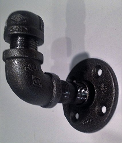 Industrial Pipe Wall Hook and/or Curtain tie Back