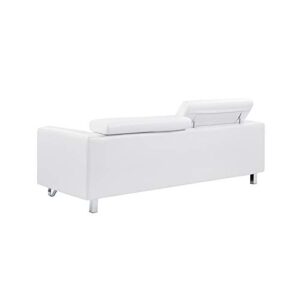 Global Furniture Pluto Sofa, White