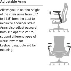 Herman Miller Embody Ergonomic Office Chair | Fully Adjustable Arms and Carpet Casters | Black Balance