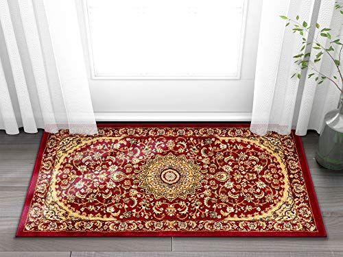 Well Woven Timeless Aviva Traditional Red 2'3" x 3'11" Area Rug