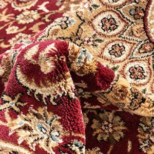 Well Woven Timeless Aviva Traditional Red 2'3" x 3'11" Area Rug