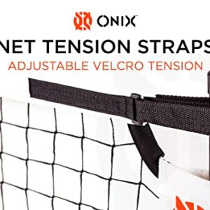 Onix Pickleball 2-in-1 Regulation-Size Portable Net and Practice Net Set Includes Carrying Case with Wheels