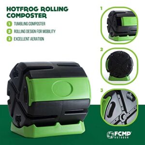 FCMP Outdoor HOTFROG Rolling Composter