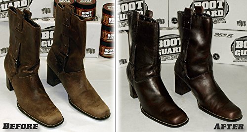 Boot Guard Leather Dressing: Restores and Conditions Leather Boots, Shoes, Automotive Interiors, Jackets, Saddles, Unscented, 5 Ounce Jar