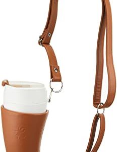 GOAT STORY Mug, Faux leather, 16 oz, Brown