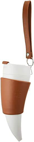 GOAT STORY Mug, Faux leather, 16 oz, Brown