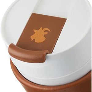 GOAT STORY Mug, Faux leather, 16 oz, Brown