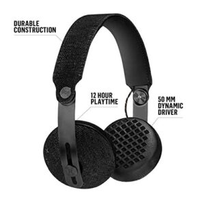 House of Marley EMJH111BK Rise Bluetooth Headphones Mic Black