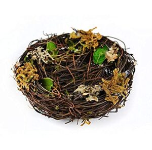 touch of nature artificial vine nest 5 inch with leaves 1pc