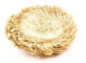 touch of nature artificial straw and grass nest 6-inch