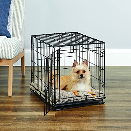 New World Pet Products Crate, Folding Metal Dog Crate, Black (B24)