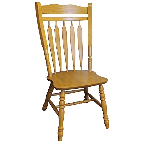 Sunset Trading Selections Dining Chair, 42", Light Oak Finish