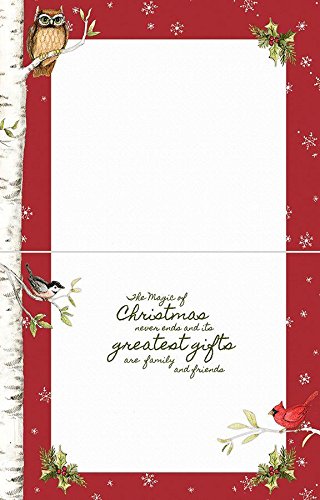 LANG "Peace in Our Hearts" Christmas Cards by Susan Winget, 18 Cards with 19 Envelopes and Beautiful Winter Artwork, Perfect for Sending Warm Wishes, 5.375" x 6.875" (1004777)