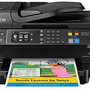 Epson WF-2760 All-in-One Wireless Color Printer with Scanner, Copier, Fax, Ethernet, Wi-Fi Direct & NFC, Amazon Dash Replenishment Ready