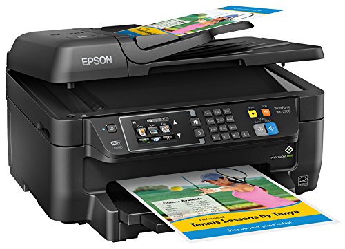 Epson WF-2760 All-in-One Wireless Color Printer with Scanner, Copier, Fax, Ethernet, Wi-Fi Direct & NFC, Amazon Dash Replenishment Ready