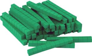 teacher created resources foam base ten, tens rods (20712)