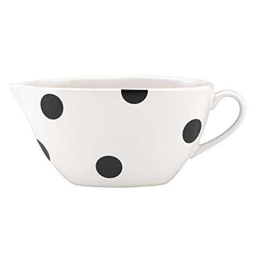 Kate Spade Deco Dot Gravy Boat, 1.10 LB, White