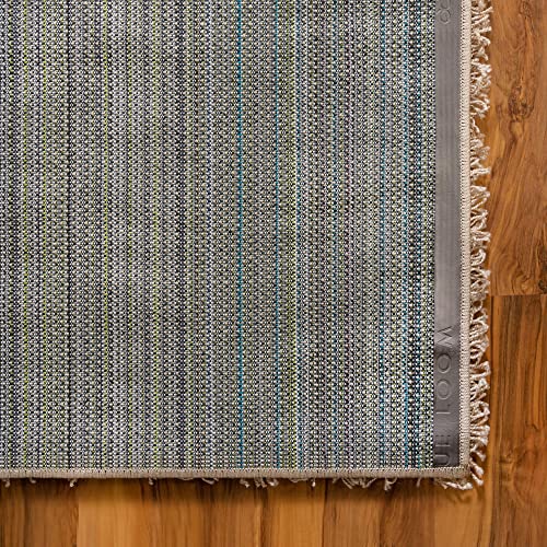 Unique Loom Solid Shag Collection Area Rug (4' 1" x 6' 1" Rectangle, Taupe)