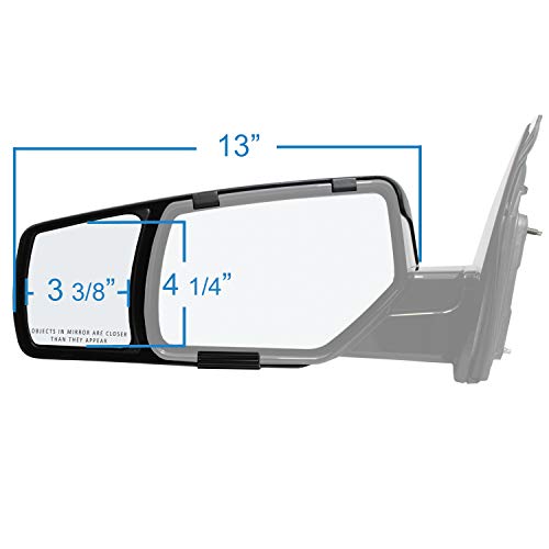 Fit System 80920 Snap and Zap Towing Mirror Pair