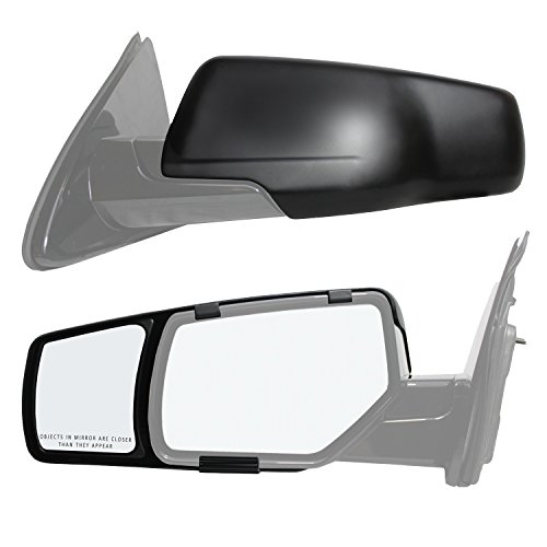 Fit System 80920 Snap and Zap Towing Mirror Pair