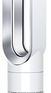 Dyson Hot+Cool AM09 Tower Bladeless Fan Heater - White/Silver (Renewed)