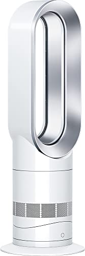 Dyson Hot+Cool AM09 Tower Bladeless Fan Heater - White/Silver (Renewed)