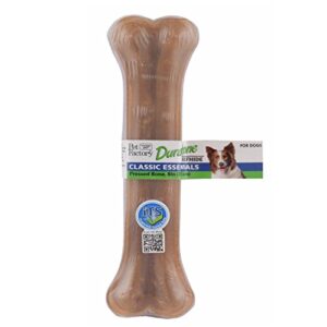 pet factory classic essentials beefhide 6" durabone dog chew treat for aggressive chewers - natural flavor, 1 count/1 pack