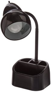 globe electric company 12709 usb desk task lamp, 10.63" x 6.3" x 6.69", black