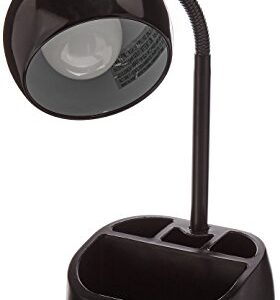 Globe Electric Company 12709 USB Desk Task Lamp, 10.63" x 6.3" x 6.69", Black