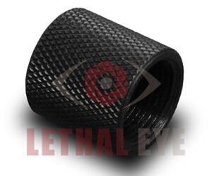 lethal-eye 1/2-28 thread extra long barrel thread protector 5/8" (16mm) long