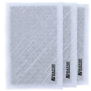 RAYAIR SUPPLY 14x25 Air Ranger Replacement Filter Pads 14X25 (3 Pack) White