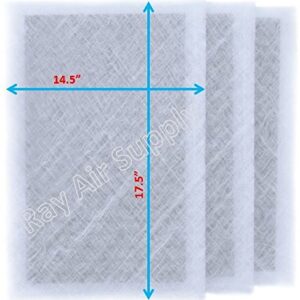 RAYAIR SUPPLY 16x20 Air Ranger Replacement Filter Pads 16X20 (3 Pack) White