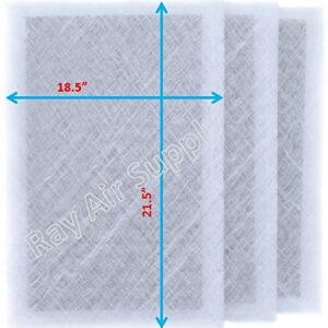 RAYAIR SUPPLY 20x24 Air Ranger Replacement Filter Pads 20X24 (3 Pack) White