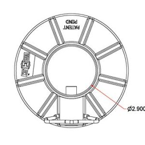 WAR-LOK TKP-10 5th Wheel King Pin Lock, Anti-Theft Trailer, Heavy Duty Steel