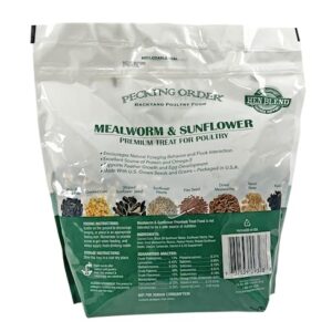 Pecking Order 9328 009328 Mealworm & Sunflower Treat, 3 lb