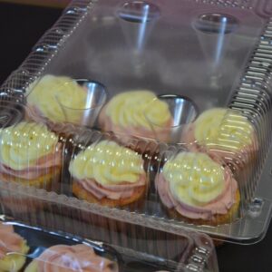 Muffin and Cupcake Packaging, Holds 12 Standard Size Cupcakes or Muffins- Count of 24 units