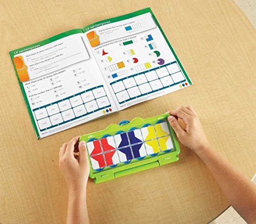 hand2mind VersaTiles Math Practice Take Along Set for Second Grade, Self-Checking Workbook System, 64 Pages with Case Included, Early Math, Math Books, 2nd Grade Math Workbook, Homeshool Supplies