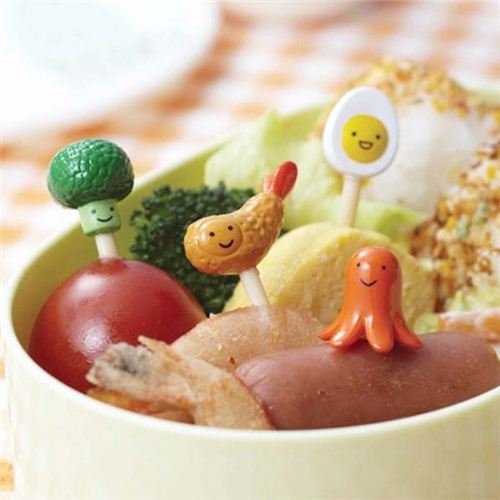 Bento food food picks for Bento Box Lunch Box shrimp egg