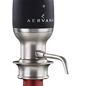 Aervana Original: Electric Wine Aerator and Pourer / Dispenser - Air Decanter - Personal Wine Tap for Red and White Wine