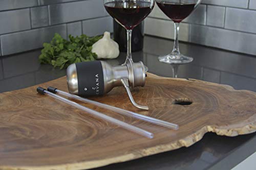 Aervana Original: Electric Wine Aerator and Pourer / Dispenser - Air Decanter - Personal Wine Tap for Red and White Wine