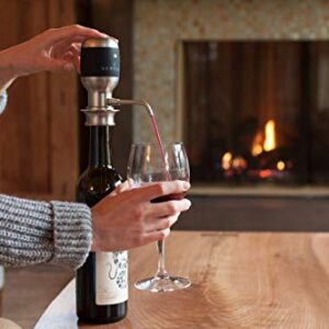 Aervana Original: Electric Wine Aerator and Pourer / Dispenser - Air Decanter - Personal Wine Tap for Red and White Wine